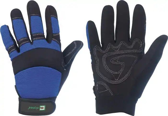 Kunstlederhandschuhe Master Gr.11 schwarz/blau Kunstleder Mega-Angebot