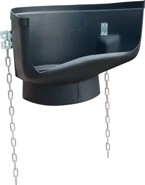 Markenware Schuttrohrtrichter 6kg PE kurz D.oben=528mm 412mm MÜBA