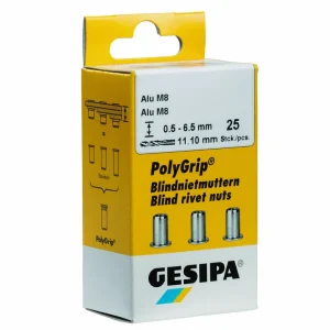 Beliebt GESIPA Blindnietmuttern Alu M 5 x 7 x 13,5 Mini-Pack