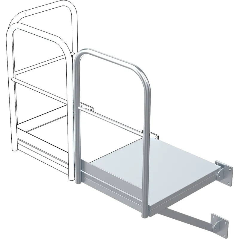 ZARGES Erweiterungspodest 800 x 860 mm VA Rabatt