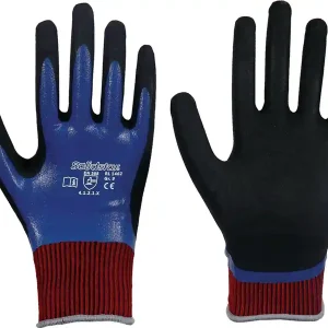 Handschuhe Solidstar Nitril Grip Complete 1462 Gr.10 blau EN420+EN388 PSA II VE: 12 Paare Preisknaller