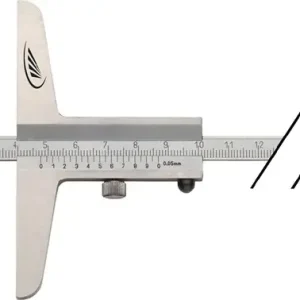 Sonderaktion Tiefenmessschieber DIN 862 200mm ger.Schiene 8x3mm H.PREISSER
