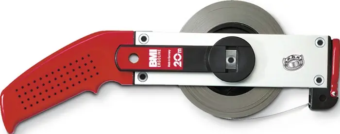 Rahmenbandmaß ERGOLINE L.30m Band-B.13mm B mm/cm EG II Alu.weiß Stahlmaßband BMI Sofort Bestellen