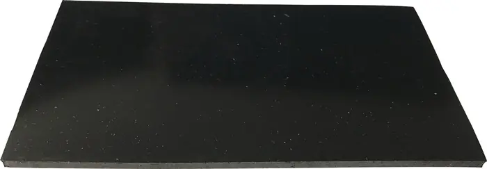 Gummiplatte B.1,4m L.10m D.3mm schwarz EPDM/SBR o.Gewebeeinlage VE: 14 Quadratmeter Neu Im Sortiment