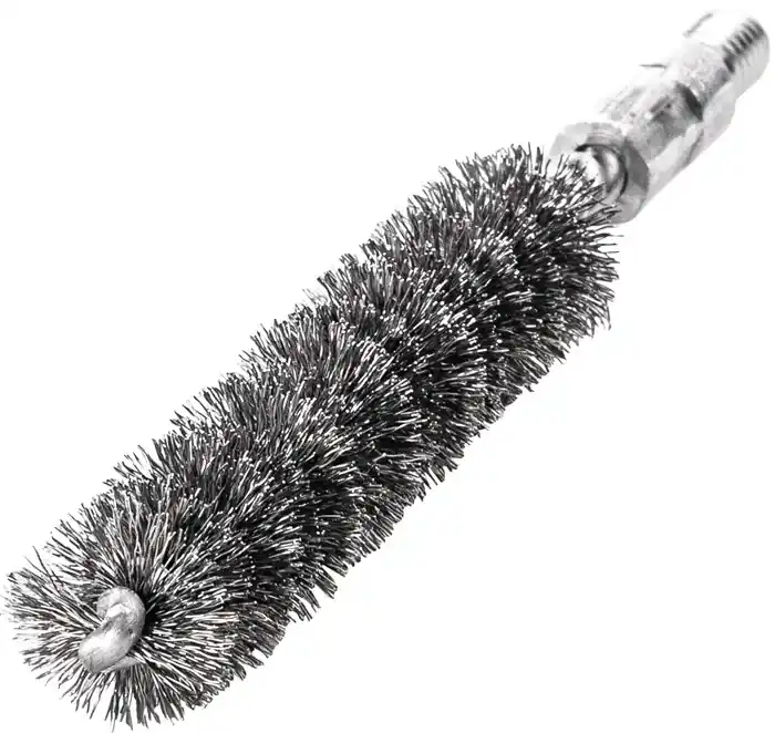 Angebot Rohrbürste L.115mm D.20mm Stahldraht gewellt Besatz-L.80mm LESSMANN