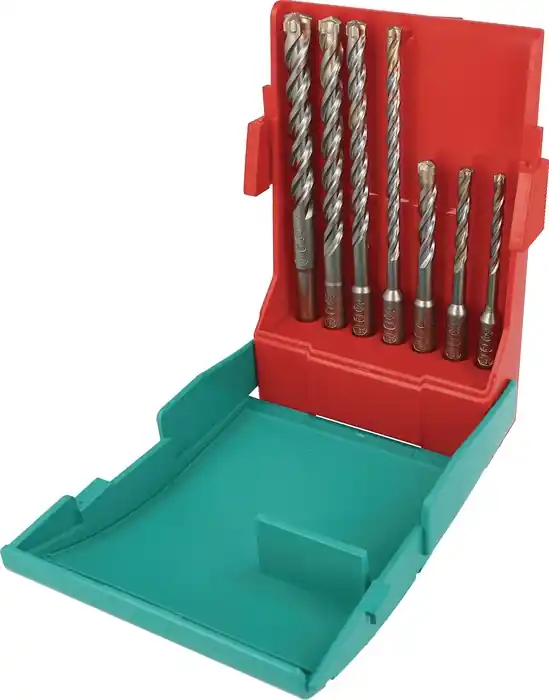Mega-Angebot Hammerbohrersatz Trijet Ultimate 7-tlg.SDS-plus Ku.-Box HELLER