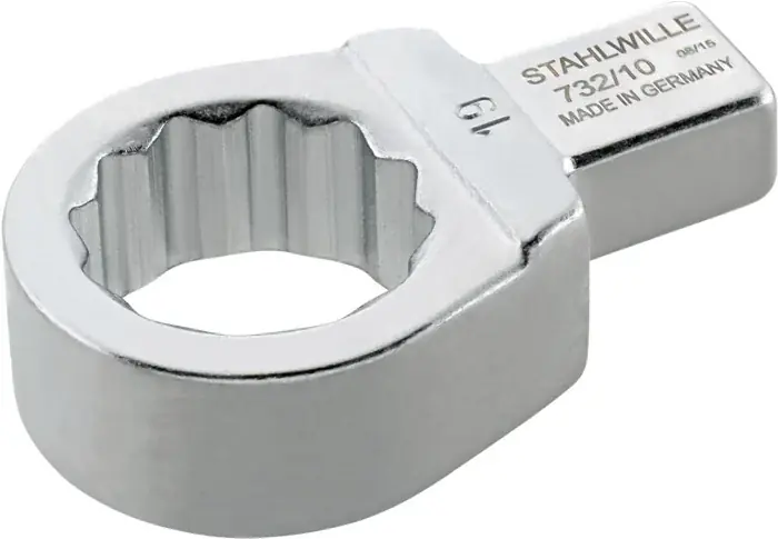 Abverkauf Ringeinsteckwerkzeug 732/10 22 SW 22mm 9x12mm CR-A-STA STAHLWILLE
