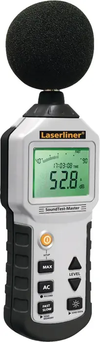 Jetzt Kaufen Geräuschpegel-Messgerät SoundTest Master m.intergriertem Langzeitspeicher