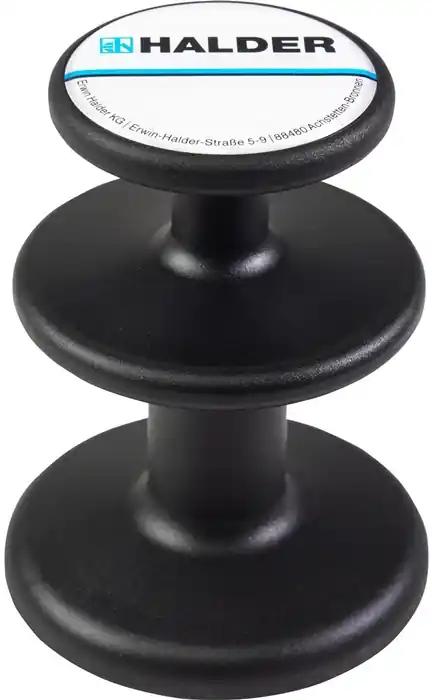 Magnethalter D.65mm schwarz HALDER Billig