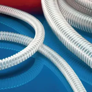 Billig Förderschl.AIRDUC® PUR-INOX 355 FOOD-AS ID 89-90mm AD 101mm L.10m Rl. VE: 10 Meter