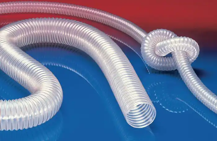 Absaug- u.Gebläseschlauch PROTAPE® PUR 330 FOOD ID 30mm AD 37mm L.15m Rl. VE: 15 Meter Geprüft