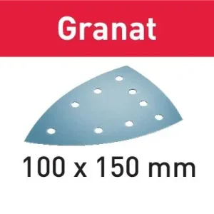 Festool Schleifblatt STF DELTA/9 P120 GR/100 Granat Highlight