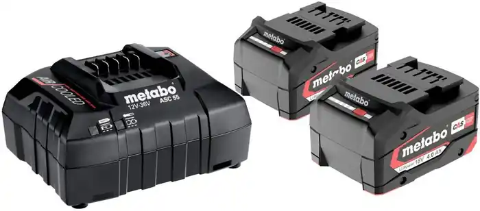 Super-Preis Akku-Set Basic 4,0 18V 2x4Ah METABO