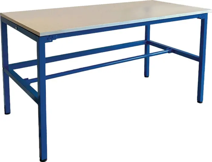 Packtisch B1600xT800xH850mm Melaminharz Arbeitsplatte GEWA Wochenendangebot