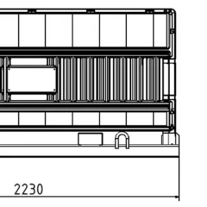 Schnäppchen Schrankenzaun Set Ultra - 20 Elemente RA2/B im Gestell S (ohne Lampenadapter)