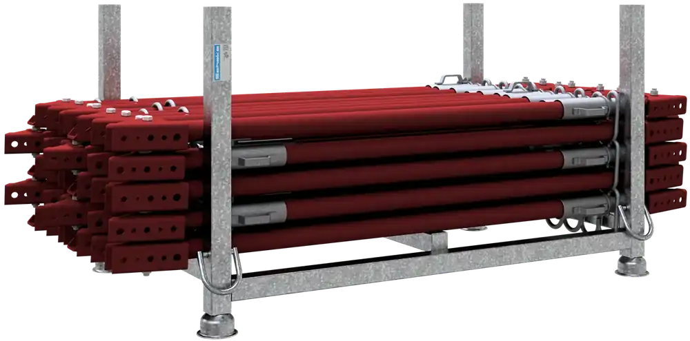 Schrägstützen Set - lackiert - 210 - 371 cm - 50 Stck. im Gestell Super-Preis