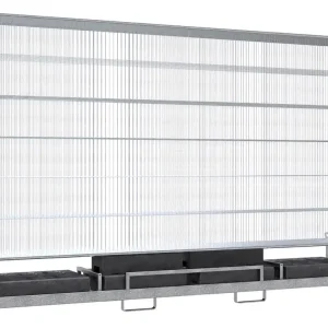 Bauzaunset "Standard" mit 10 Bauzäunen und Zubehör auf Twinpalette Billig