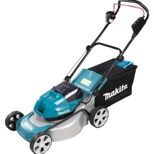 Aktuell Makita DLM463PG4 Akku-Rasenmäher 2x18V / 6,0 Ah, 4 Akkus + Ladegerät
