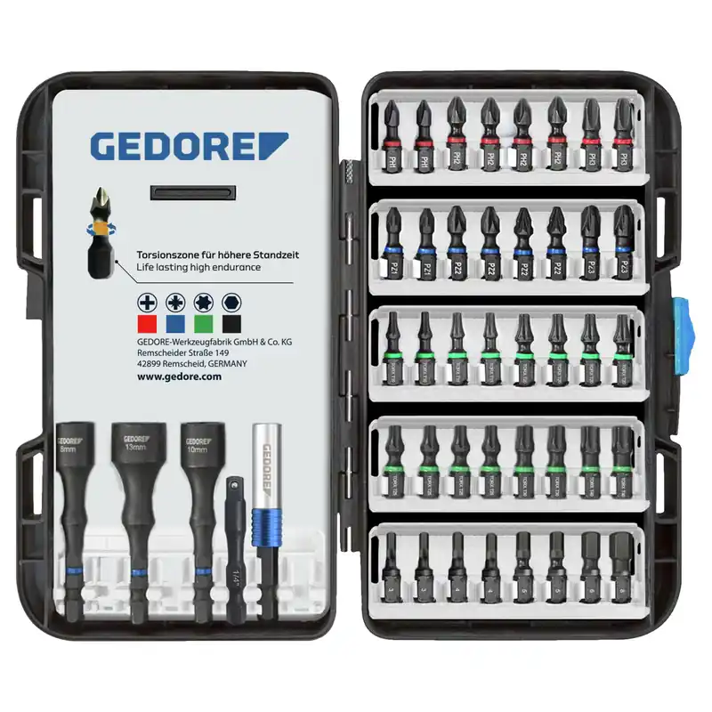 Bestseller Gedore Torsions-Bit-Set 45-teilig