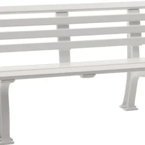 Jetzt Bestellen Parkbank Sylt L1500xB540xH740mm 3-Sitzer Ku.weiß BLOME