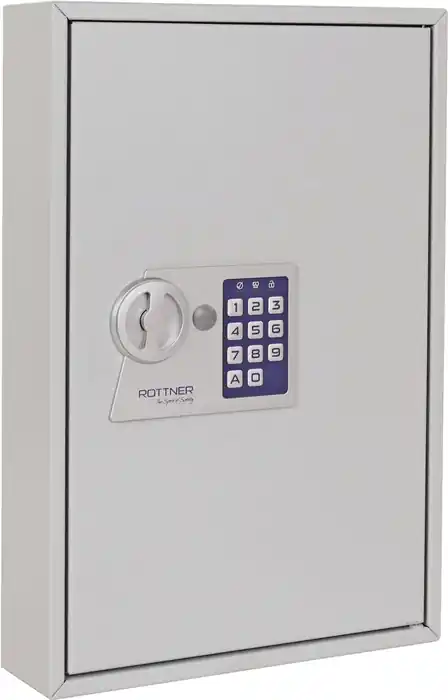 Schlüsselschrank S 64 H450xB300xT80mm 1-türig o.Anz.Hak.64 ROTTNER Preiswert