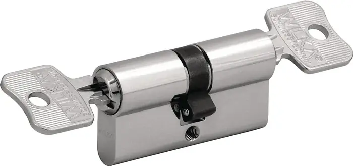 Top-Seller Profildoppelzylinder 1483 26/35mm NuG beids.Anz.Schlü.3 WILKA