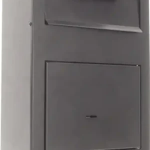 Garantierte Lieferung Tresor H380xB250xT115mm 5l 1 Tür,1 Einwurfklappe schwarz ROTTNER