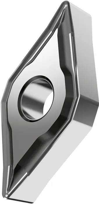 Beliebt Drehwendeschneidplatte ISO DNMG 150608E-NF:HF7 Bohrungs-D. 5,16mm Farbe Silber VE: 10 Stück