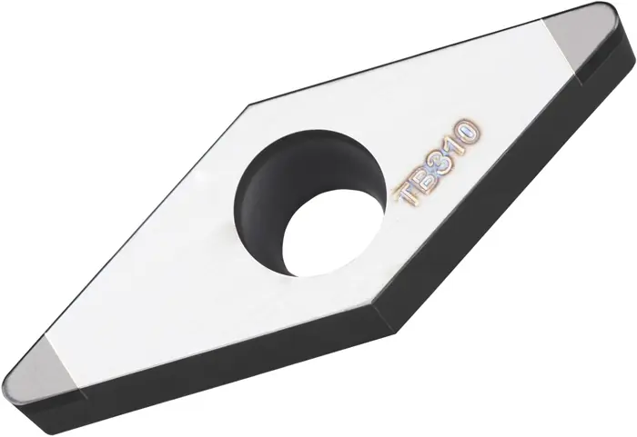 Super-Preis Drehwendeschneidplatte ISO VBGW 160404S01020B:TB310 D.4,5mm Farbe Silber-Schwarz VE: 2 Stück