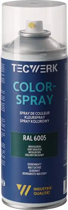 Saisonangebot Colorspray moosgrün seidenmatt RAL 6005 400ml Spraydose TECWERK VE: 6 Stück