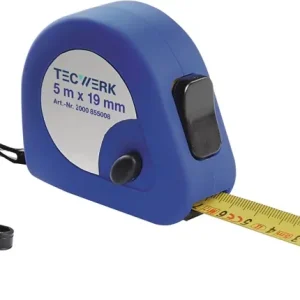 Taschenrollbandmaß L.5m B.19mm mm/cm EG II Ku.Automatic TECWERK Jetzt Kaufen