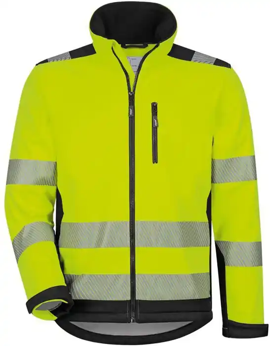 Neu Im Sortiment Warnschutz-Softshelljacke RYAN Gr.2XL (62/64) gelb/schwarz ELYSEE