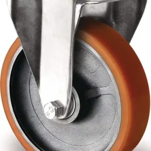 Begrenztes Angebot Schwerlastbockrolle D.125mm Trgf.700kg Bockrolle Guß-PU 135mm 110mm TECWERK
