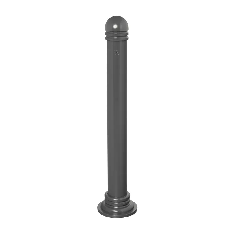 CITY-Poller GOTHA mit Zierringen 90 mm (Stahlrohr) - anthrazit/grau lackiert Günstig