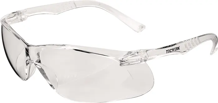 Zertifiziert Schutzbrille Daylight One EN 166 Bügel klar,Scheibe klar PC TECWERK