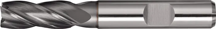 Highlight Schaftfräser DIN 844 TypN D.2mm HSS-Co8 TiCN Weldon Z.4 kurz TECWERK