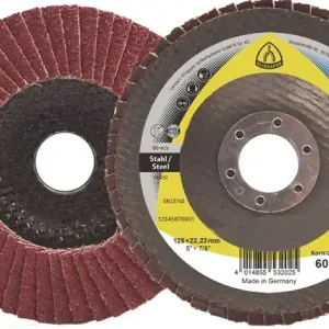 Fächerscheibe SMT 674 D.125mm K.40mm gewölbt STA keramischer Korund KLINGSPOR VE: 10 Stück Solange Der Vorrat Reicht