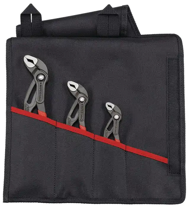 Zangensatz S8 Cobra® Inh.3-tlg.pol.Rolltasche KNIPEX Neue Kollektion