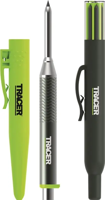 Tieflochbleistiftset TRACER PRO Series schwarz Strich-B.2,8mm OX TOOLS Top-Preis