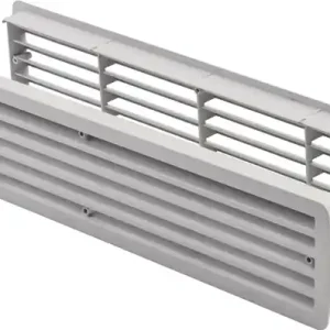 Badezimmerlüftung 9020 G L.457mm B.92mm Ku.lichtgrau Ecken rd HOJU Abverkauf