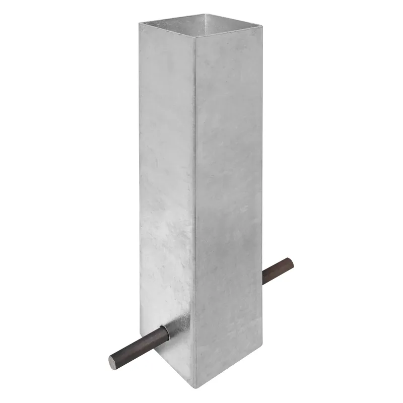 Bodenhülse 330 mm für Pfosten 70 x 70 mm Neu