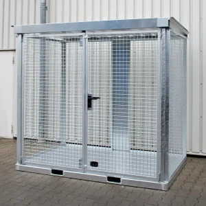 Solange Der Vorrat Reicht Bauer Südlohn Gasflaschen-Container feuerverzinkt TYP GFC-E/T - mit Tränenblechboden