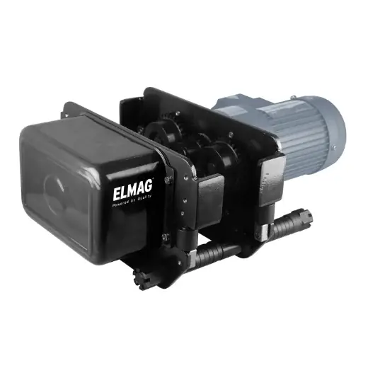 Markenware ELMAG Elektrofahrwerk 5000 kg - für Elektrokettenzug EKZ 5000/2 Flanschbreite 100-170 mm