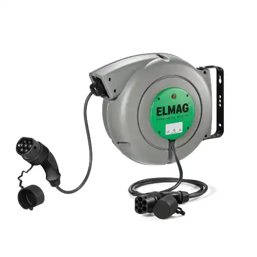 ELMAG Autom. Kabelaufroller ZECA "E-CAR" ZS EV4162T - 6 Meter, 5x2,5+1x0,5 mm² (11Kw) Ausverkauf