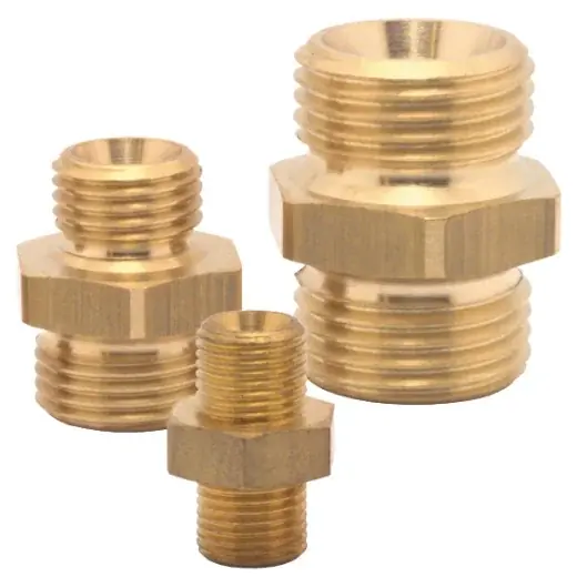 Versand Am Gleichen Tag ELMAG Doppelnippel - AG 1/8" x AG 1/4", Messing 2 Stk. Packung - SB