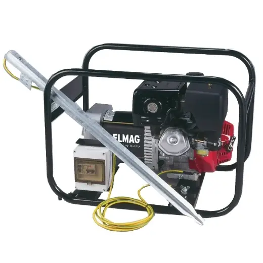 ELMAG Erdungsspieß 1 Meter, Erdungskabel - 4 Meter, Querschnitt 16 mm Neu
