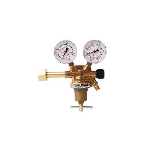 Markenware ELMAG Druckregler "Argon/Co2" - mit 2 Manometer, Ø 63mm - SB