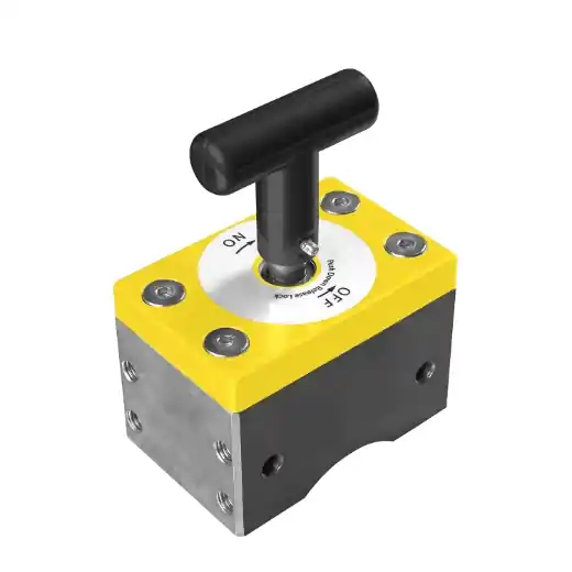 Meistverkauft ELMAG Magnet-Anschlagblock MS 1000 - lxbxh 108x72x147mm, Haltekraft 450 kg, "ON/OFF schaltbar"