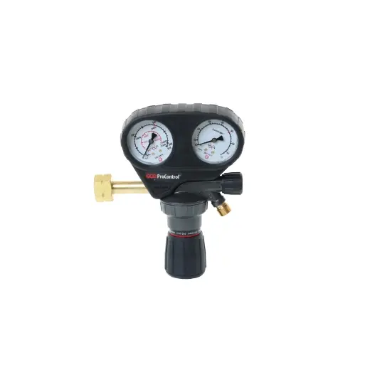 ELMAG Formiergas-Druckregler 1-stufig - mit 2 Manom., Ø 63mm, 200 bar, regelbar bis 50 l/min. Günstig