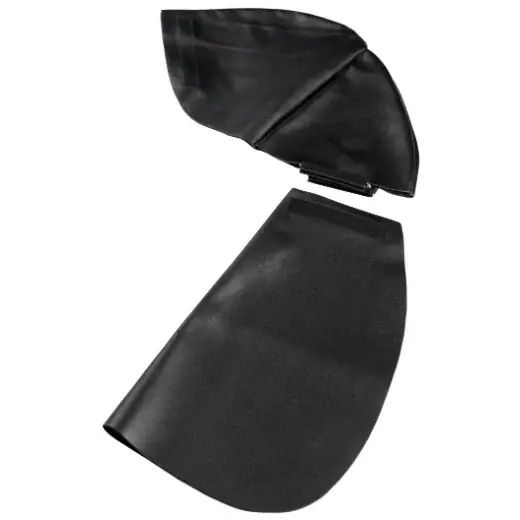 Günstig ELMAG Kopf- & Nackenschutz aus Leder / Frischluftversion - schwarz - Type Nr. 4028.031